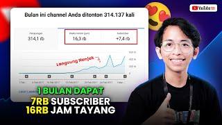 TERBUKTI !! Cara Cepat Mendapatkan 1000 Subscriber dan 4000 Jam Tayang - YouTube 101