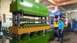 Automatic Rubber molding press 900 tons for rubber gasket by RUBBMACH GROUP +919899356669