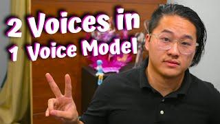 Training a Single RVC AI Voice Model on 2 Distinct Voices