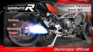 Yamaha Tracer 900 GT Full Dominator Exhaust  Sound Test & Dyno  Pure Sound   MT-09