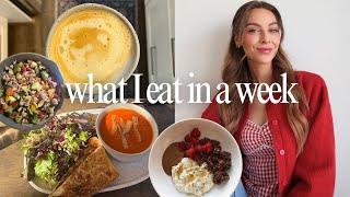 what I eat in a week - simple healthy meals + week in my life vlog