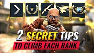 2 SECRET Tips to Climb EACH Rank FAST - CS:GO