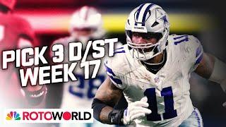 Cowboys, Seahawks, Dolphins lead Defense (D/ST) Start Em/Sit Em for Week 17 | Rotoworld | NFL on NBC