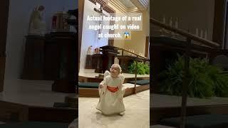 Actual footage of a real angel caught on camera at Church.  #realangel #angels #realfootage