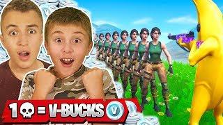 ZA SVAKI KILL MLAĐEM BRATU KUPUJEM *VBUCKS* U FORTNITE! *bankrotirao*