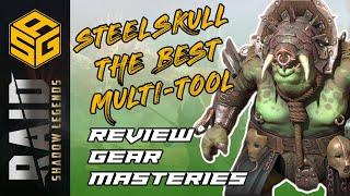 Steelskull guide | The multi-tool | UNM clan boss | Gear | Masteries | 2020 | RAID: Shadow Legends