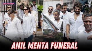 Kareena Kapoor, Karisma Kapoor, Saif Ali Khan, Arjun Kapoor Return Home After Anil Mehta's Funeral