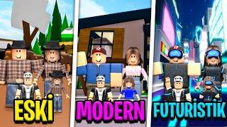 Eski Aile vs Modern Aile vs Fütüristik Aile ! - Roblox Brookhaven