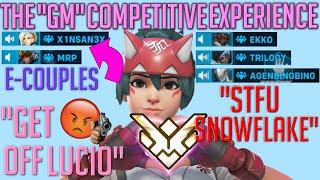 'GM' Overwatch Players - Overwatch Competitive Toxicity Pt. 6