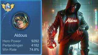 TOP GLOBAL ALDOUS 4K MATCH 74% WINRATE