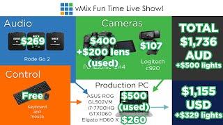 vMix Fun Time Live Show May 2024- Affordable production. Yes, we made a mistake- see pinned comment!