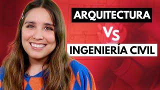 Arquitectura Vs. Ingeniería Civil  ¿Será lo mismo Arquitectura e Ingeniería Civil?  Diferencias