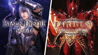 Diablo Immortal VS Black Desert Mobile | The Best Mobile MMORPG Game 2022?