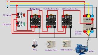 ON Delay OFF Delay Timer Connection