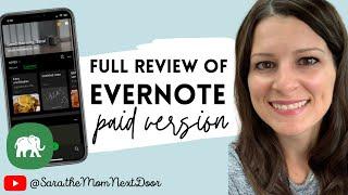 REVIEW OF EVERNOTE PAID VERSION - thinking about an upgrade? Paid vs free Evernote app on iPhone