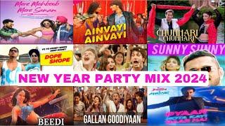 NEW YEAR BOLLYWOOD  PARTY MIX MASHUP 2024 | #4 | NON STOP BOLLYWOOD DANCE PARTY MIX 2024