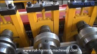 metal roof ceiling batten roll forming machine