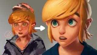 Art Style Cleanup: Paintover Lesson