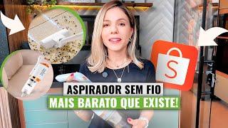 O aspirador sem fio mais barato que existe - Aspirador da Shopee - Vale a pena?