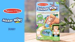 Melissa & Doug Sticker WOW!™ Activity Pad & Sticker Stamper - Bunny