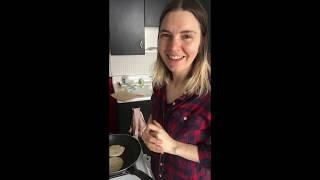 Making Gluten-Free Cricket Pancakes in Clemstarz' Kitchen