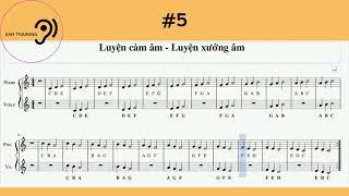 Luyện cảm âm, xướng âm - Bài 5 (Ear Training - Exercise 5)