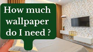 How to MEASURE WALLPAPER for a room-EASY guide