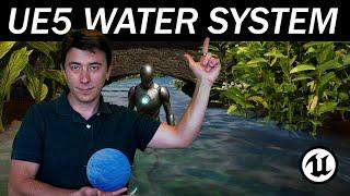 Let's Build the RPG! - 16 - Unreal Engine 5 Water System Beginner Tutorial - Lakes and Rivers