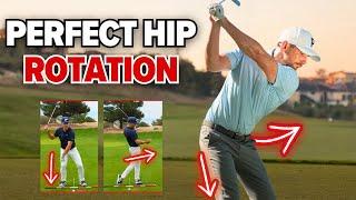 Best HIP ROTATION DRILL for your Backswing and Downswing