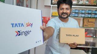 #Tata play Binge+Box Unboxing|Tata Play Binge+ Explanation In Tamil|#Binge App|Android Box Led Tv.