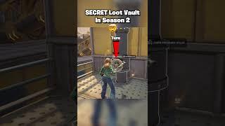 INSANE SECRET Loot Vault In Chapter 6 Season 2 #shorts