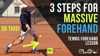 3 Steps for Massive Tennis Forehand I JM Tennis - Pros Tennis Lessons