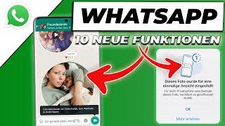 WhatsApp Neue Funktionen 2024  - Diese 10 FUNKTIONEN musst Du unbedingt kennen | Tutorial