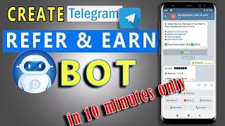 How to Create Refer and Earn Telegram BOT in just 10 Minutes | Refer and Earn Bot ko Kaise Banaye ?