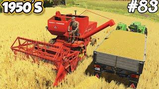 1950'S. HARVEST. Spreading fertilizers. Picking vegetables. Farming simulator 22. FS 22. Ep 83