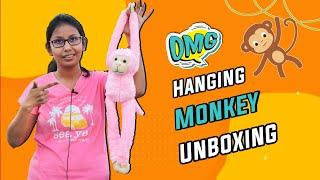 Hanging Long Monkey Stuffed Soft Toy | Monkey Soft Toy Unboxing | Cartoon Plush Soft Toy Unboxing