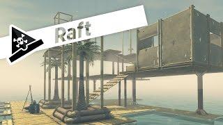 BUILDING A BIG BASE! - Raft gameplay - Awesome new survival - Raft Game!