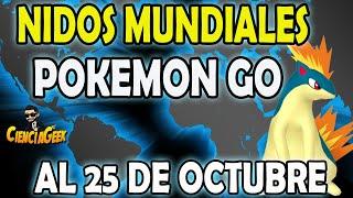  Nidos Mundiales POKEMON GO Migración valida hasta el 25 DE OCTUBRE