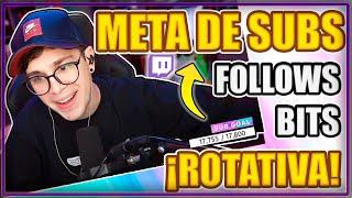 ¡EL MEJOR WIDGET DE METAS! SUBS, BITS, FOLLOWS ROTATIVA | MEJORA TU STREAM | TUTORIAL