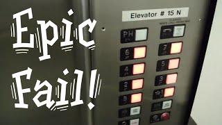 Epic elevator fail. Stuck at Penthouse Steinberg elevators Otis elevator