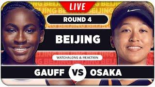 GAUFF vs OSAKA • WTA Beijing 2024 • LIVE Tennis Watchalong Stream