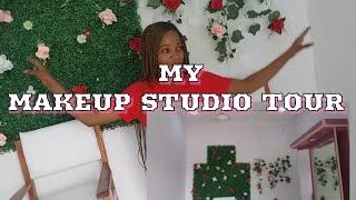 Makeup Studio tour/Nigeria makeup studio tour /My Bridal Makeover Studio /Nancybeauty glam