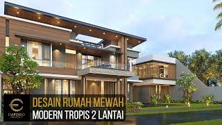 WOW RUMAH SULTAN BIKIN NGILER!! SUPER MEWAH DAN SEJUK, ADA SWIMMING POOL DAN GYM AREA!- JASA ARSITEK