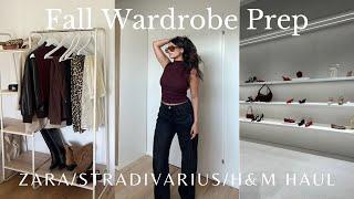 Fall Wardrobe Prep - Zara/Stradivarius/H&M Haul (and more)