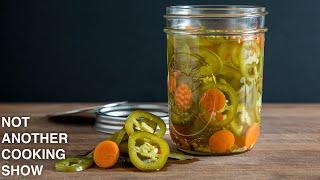 easy PICKLED JALAPENOS