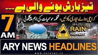 ARY News 7 AM Headlines 9th July 2024 | Rain Update - Weather Karachi