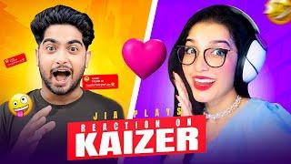 @KAIzER574  ASKED @PAYALGAMING  FOR A KISS | @jiaplays  REACTION