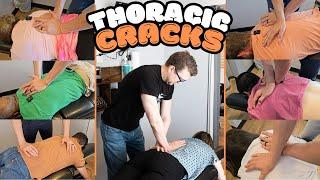 Explosive Thoracic Crack Compilation| ASMR | Chiropractic | Dr Randy