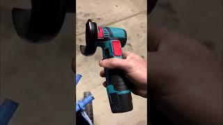 Mini Cordless Brushless Angle Grinder. Cutting And Polishing Power Tool #Shorts