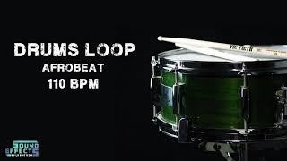 FREE DRUMS LOOP - Afrobeat - 110 BPM 